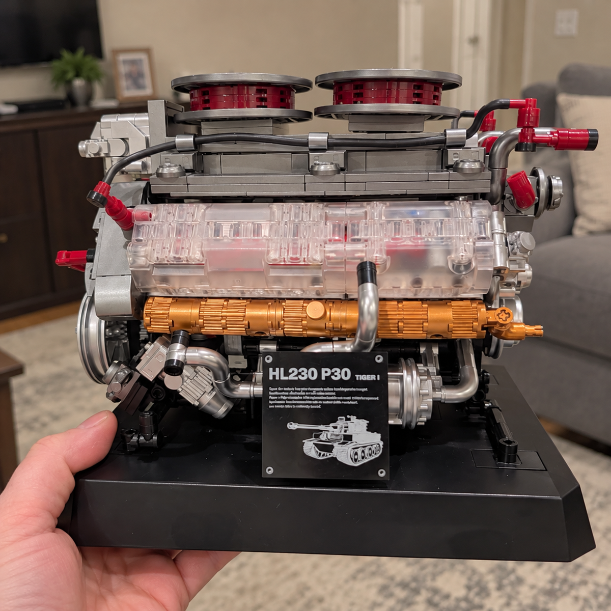 Tiger Tank Engine Model Kit – Mechanical Display Build